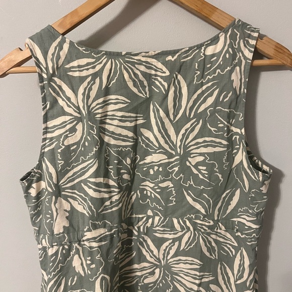 Limited Edition Patagonia Pataloha Green Tropical Print Sleeveless Dress Size 6 - Picture 8 of 11